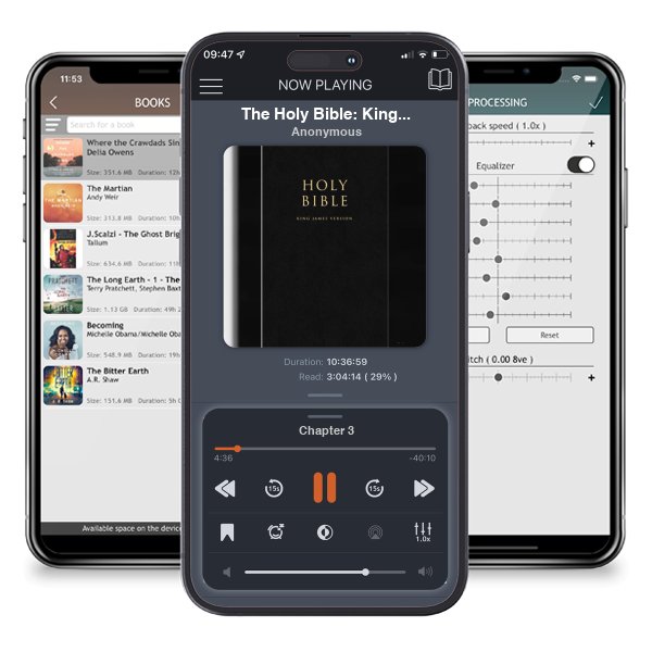 Download fo free audiobook The Holy Bible: King James Version by Anonymous and listen anywhere on your iOS devices in the ListenBook app.