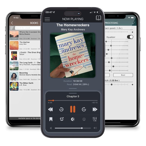 Download fo free audiobook The Homewreckers by Mary Kay Andrews and listen anywhere on your iOS devices in the ListenBook app.