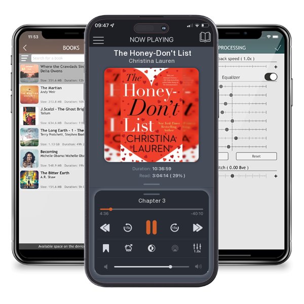 Download fo free audiobook The Honey-Don't List by Christina Lauren and listen anywhere on your iOS devices in the ListenBook app.