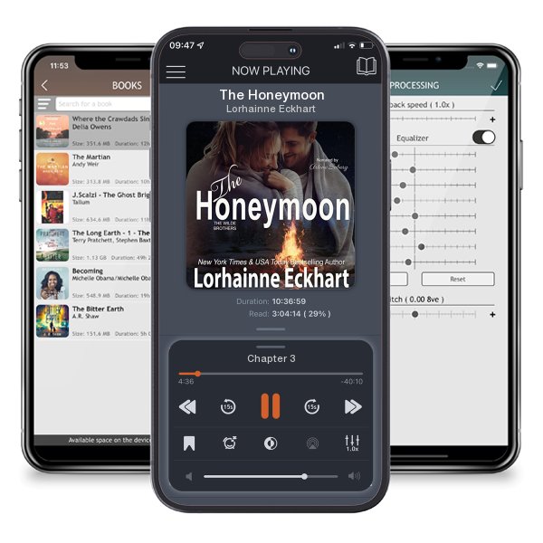 Download fo free audiobook The Honeymoon by Lorhainne Eckhart and listen anywhere on your iOS devices in the ListenBook app.