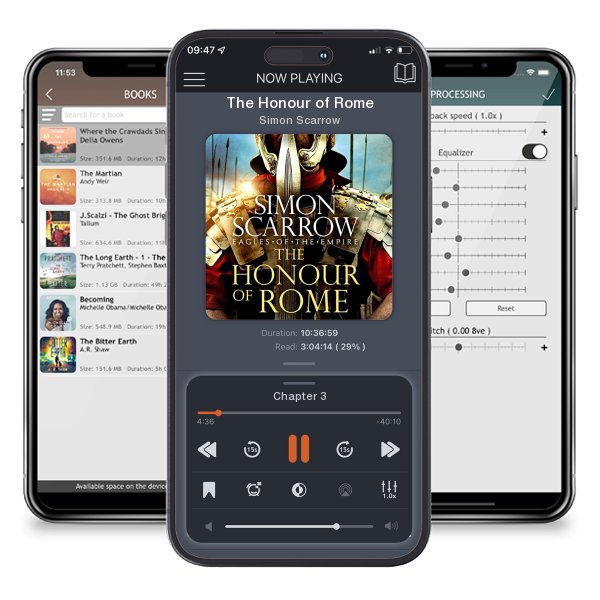 Download fo free audiobook The Honour of Rome by Simon Scarrow and listen anywhere on your iOS devices in the ListenBook app.