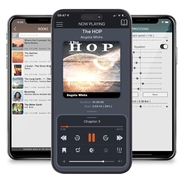 Download fo free audiobook The HOP by Angela White and listen anywhere on your iOS devices in the ListenBook app.