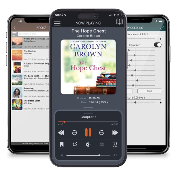 Download fo free audiobook The Hope Chest by Carolyn Brown and listen anywhere on your iOS devices in the ListenBook app.