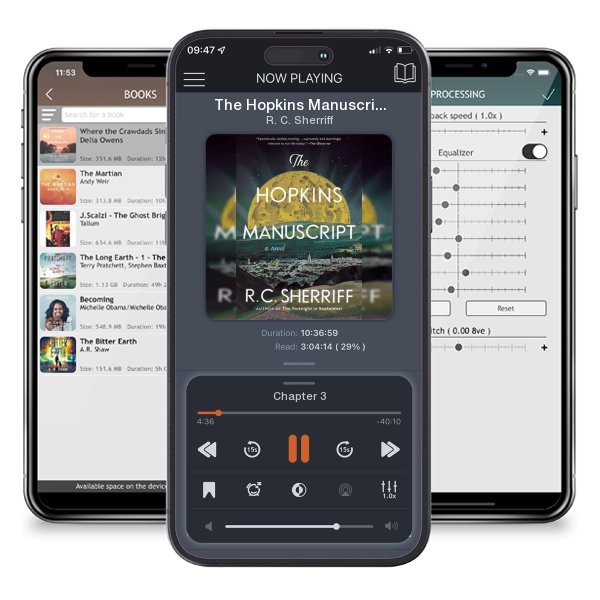Download fo free audiobook The Hopkins Manuscript by R. C. Sherriff and listen anywhere on your iOS devices in the ListenBook app.