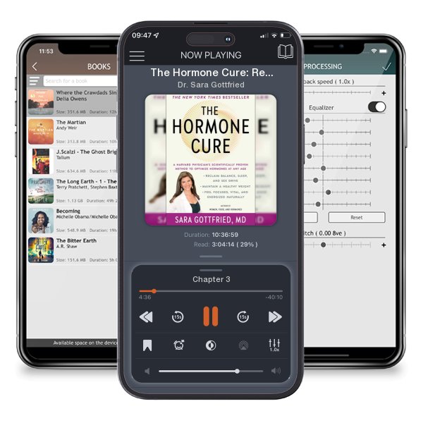 Download fo free audiobook The Hormone Cure: Reclaim Balance, Sleep and Sex Drive; Lose Weight; Feel Focused, Vital, and Energized Naturally with the Gottfried Protocol by Dr. Sara Gottfried and listen anywhere on your iOS devices in the ListenBook app.