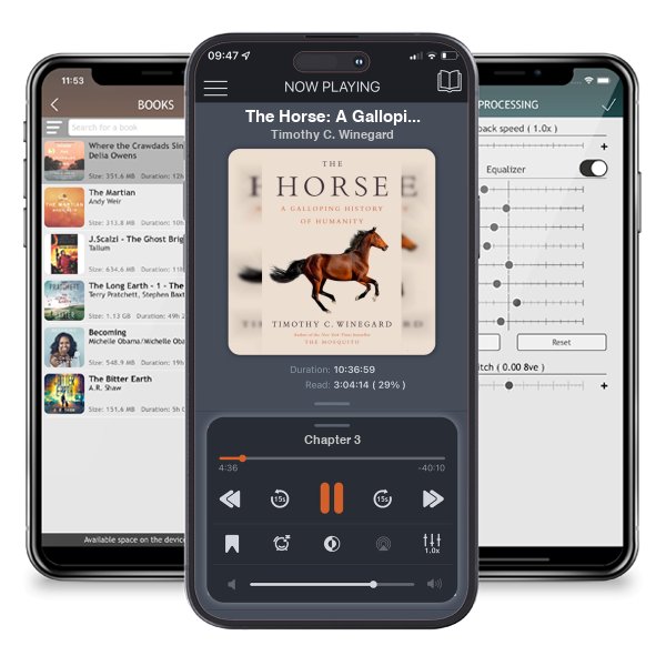 Download fo free audiobook The Horse: A Galloping History of Humanity by Timothy C. Winegard and listen anywhere on your iOS devices in the ListenBook app.