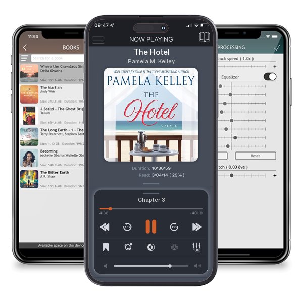 Download fo free audiobook The Hotel by Pamela M. Kelley and listen anywhere on your iOS devices in the ListenBook app.