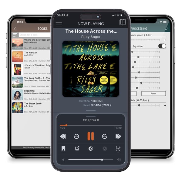 Download fo free audiobook The House Across the Lake by Riley Sager and listen anywhere on your iOS devices in the ListenBook app.