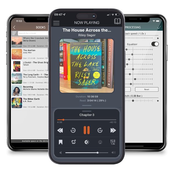 Download fo free audiobook The House Across the Lake by Riley Sager and listen anywhere on your iOS devices in the ListenBook app.