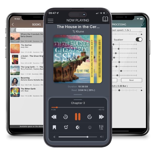 Download fo free audiobook The House in the Cerulean Sea by Tj Klune and listen anywhere on your iOS devices in the ListenBook app.