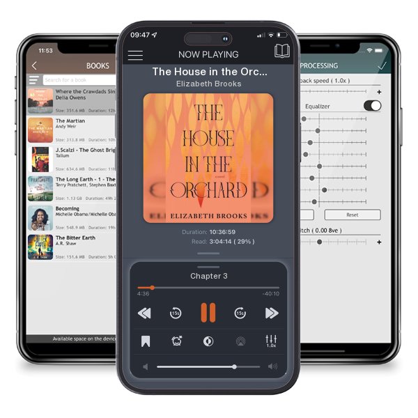 Download fo free audiobook The House in the Orchard by Elizabeth Brooks and listen anywhere on your iOS devices in the ListenBook app.