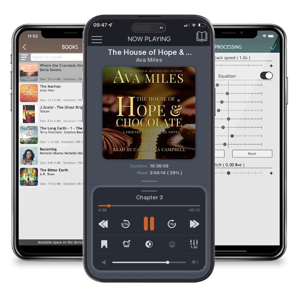 Download fo free audiobook The House of Hope & Chocolate by Ava Miles and listen anywhere on your iOS devices in the ListenBook app.