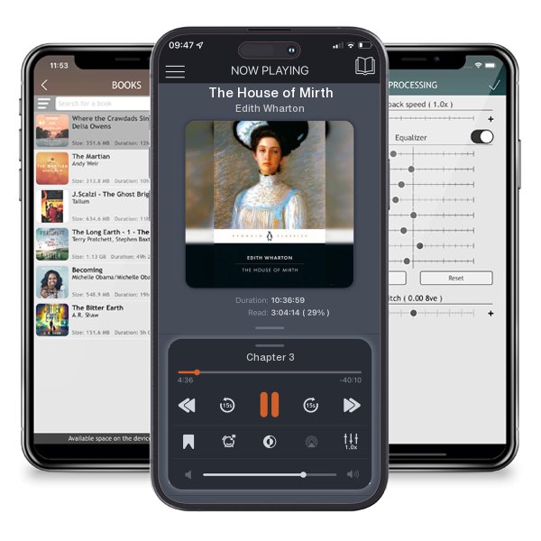Download fo free audiobook The House of Mirth by Edith Wharton and listen anywhere on your iOS devices in the ListenBook app.