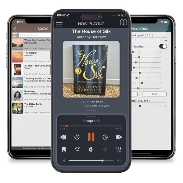 Download fo free audiobook The House of Silk by Anthony Horowitz and listen anywhere on your iOS devices in the ListenBook app.