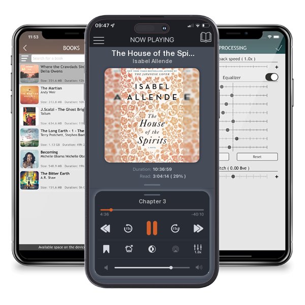 Download fo free audiobook The House of the Spirits by Isabel Allende and listen anywhere on your iOS devices in the ListenBook app.