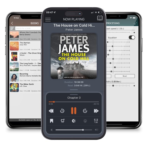 Download fo free audiobook The House on Cold Hill by Peter James and listen anywhere on your iOS devices in the ListenBook app.