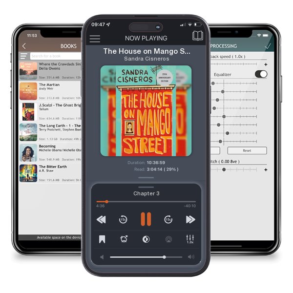 Download fo free audiobook The House on Mango Street by Sandra Cisneros and listen anywhere on your iOS devices in the ListenBook app.