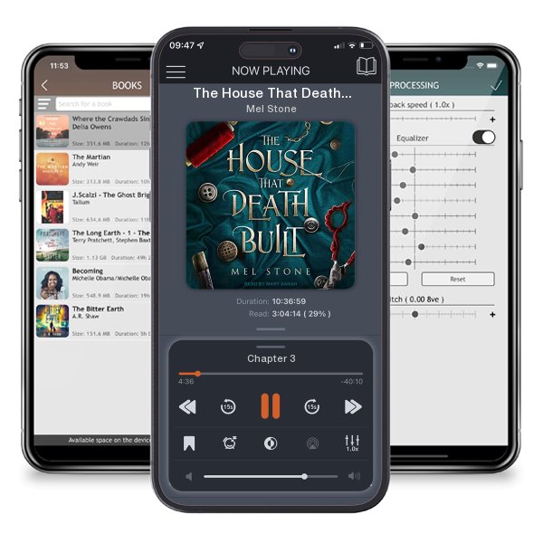 Download fo free audiobook The House That Death Built by Mel Stone and listen anywhere on your iOS devices in the ListenBook app.