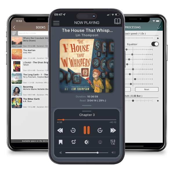 Download fo free audiobook The House That Whispers by Lin Thompson and listen anywhere on your iOS devices in the ListenBook app.
