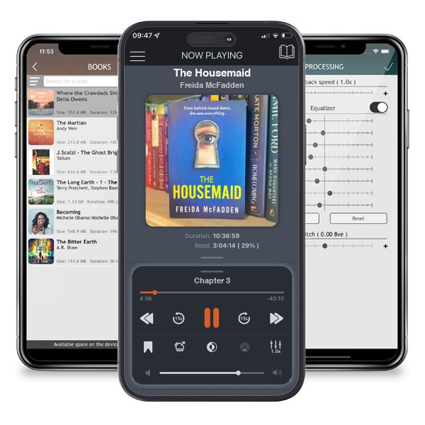 Download fo free audiobook The Housemaid by Freida McFadden and listen anywhere on your iOS devices in the ListenBook app.