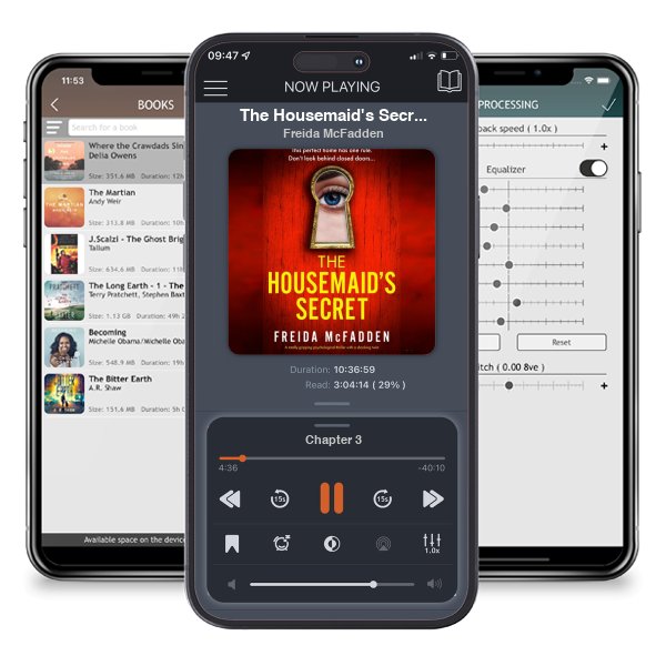 Download fo free audiobook The Housemaid\'s Secret (The Housemaid, #2) by Freida McFadden and listen anywhere on your iOS devices in the ListenBook app.