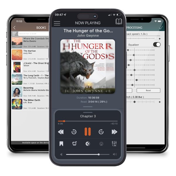 Download fo free audiobook The Hunger of the Gods by John Gwynne and listen anywhere on your iOS devices in the ListenBook app.