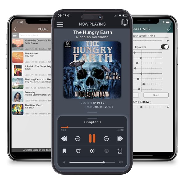 Download fo free audiobook The Hungry Earth by Nicholas Kaufmann and listen anywhere on your iOS devices in the ListenBook app.