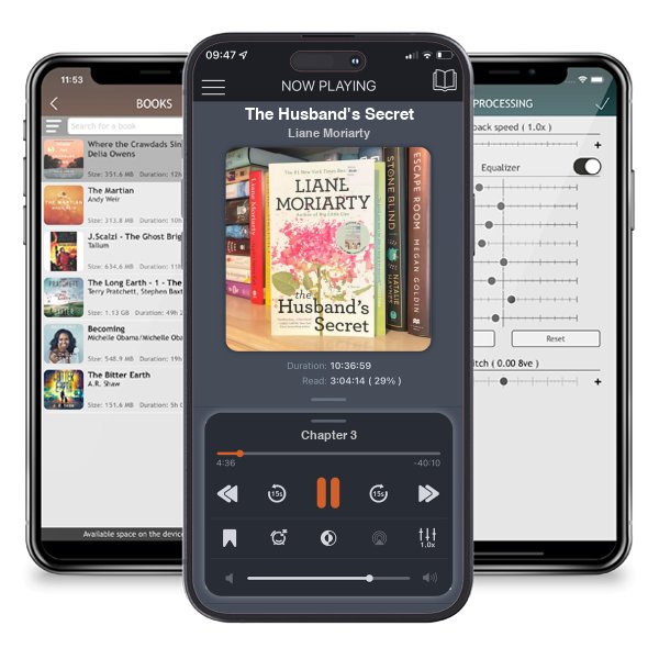 Download fo free audiobook The Husband's Secret by Liane Moriarty and listen anywhere on your iOS devices in the ListenBook app.