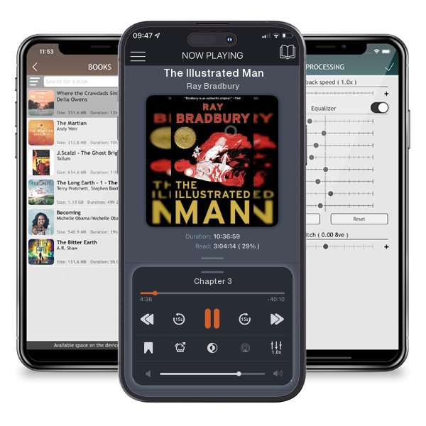Download fo free audiobook The Illustrated Man by Ray Bradbury and listen anywhere on your iOS devices in the ListenBook app.