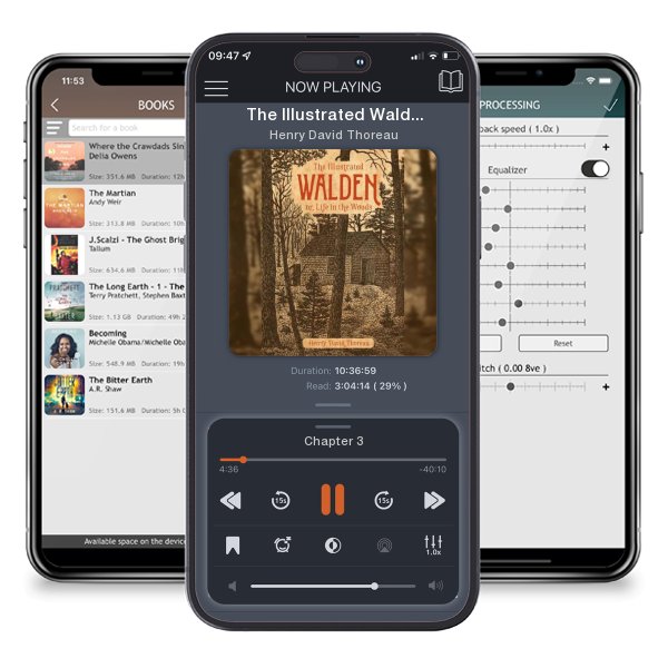 Download fo free audiobook The Illustrated Walden: Or, Life in the Woods by Henry David Thoreau and listen anywhere on your iOS devices in the ListenBook app.