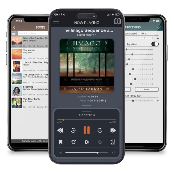Download fo free audiobook The Imago Sequence and Other Stories by Laird Barron and listen anywhere on your iOS devices in the ListenBook app.