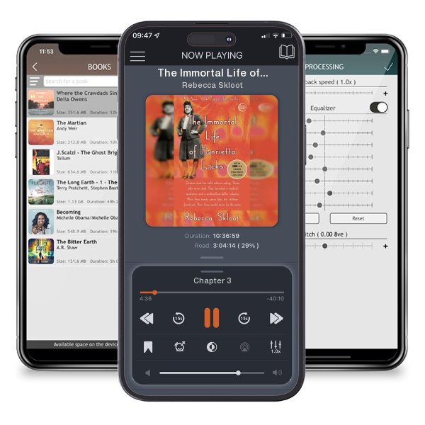 Download fo free audiobook The Immortal Life of Henrietta Lacks by Rebecca Skloot and listen anywhere on your iOS devices in the ListenBook app.