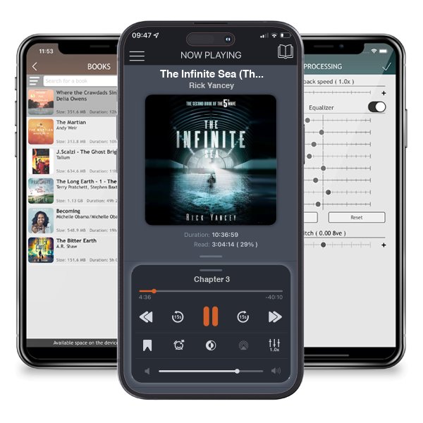 Download fo free audiobook The Infinite Sea (The 5th Wave, #2) by Rick Yancey and listen anywhere on your iOS devices in the ListenBook app.