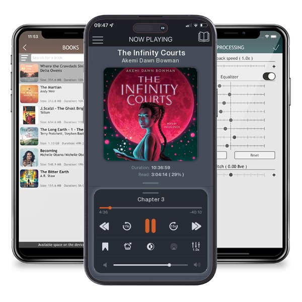 Download fo free audiobook The Infinity Courts by Akemi Dawn Bowman and listen anywhere on your iOS devices in the ListenBook app.