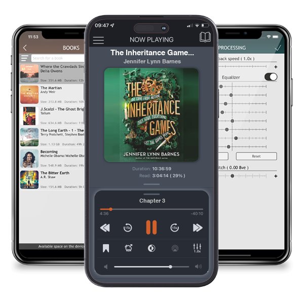 Download fo free audiobook The Inheritance Games (The Inheritance Games, #1) by Jennifer Lynn Barnes and listen anywhere on your iOS devices in the ListenBook app.
