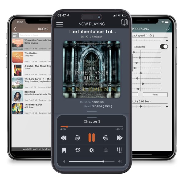 Download fo free audiobook The Inheritance Trilogy by N. K. Jemisin and listen anywhere on your iOS devices in the ListenBook app.