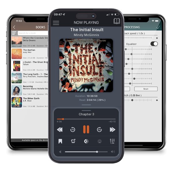 Download fo free audiobook The Initial Insult by Mindy McGinnis and listen anywhere on your iOS devices in the ListenBook app.