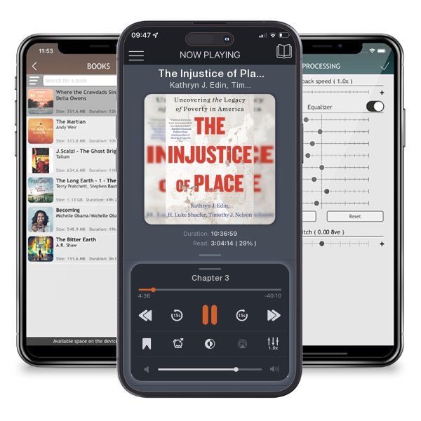 Download fo free audiobook The Injustice of Place: Uncovering the Legacy of Poverty in... by Kathryn J. Edin, Timothy J. Nelson, et al. and listen anywhere on your iOS devices in the ListenBook app.