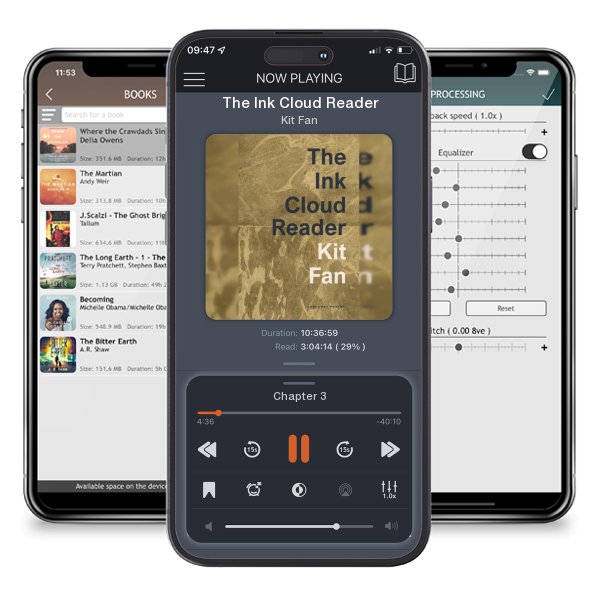 Download fo free audiobook The Ink Cloud Reader by Kit Fan and listen anywhere on your iOS devices in the ListenBook app.