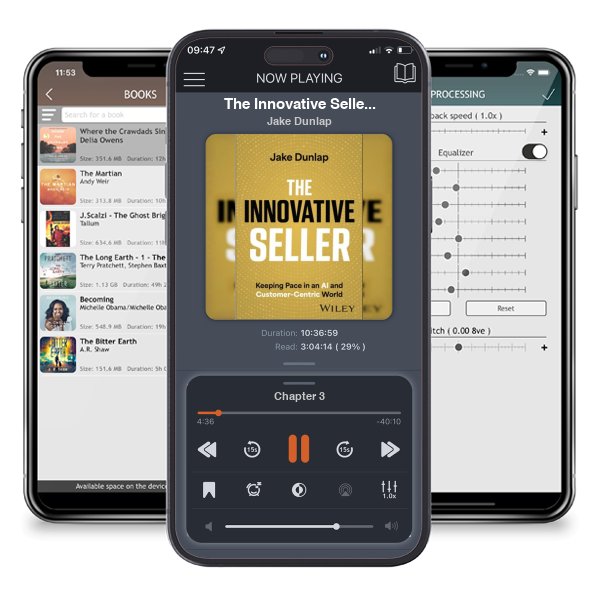 Download fo free audiobook The Innovative Seller: Keeping Pace in an AI and... by Jake Dunlap and listen anywhere on your iOS devices in the ListenBook app.