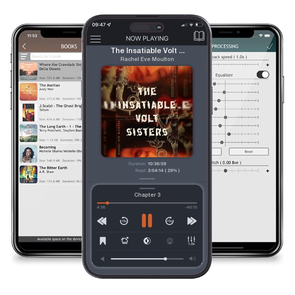 Download fo free audiobook The Insatiable Volt Sisters by Rachel Eve Moulton and listen anywhere on your iOS devices in the ListenBook app.