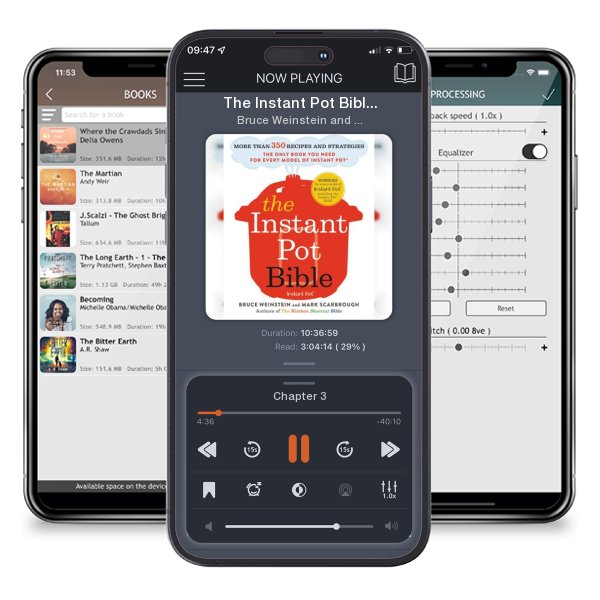 Download fo free audiobook The Instant Pot Bible: More Than 350 Recipes and Strategies:... by Bruce Weinstein and Mark Scarbrough and listen anywhere on your iOS devices in the ListenBook app.