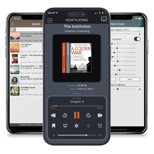 Download fo free audiobook The Institution by Charles Cumming and listen anywhere on your iOS devices in the ListenBook app.