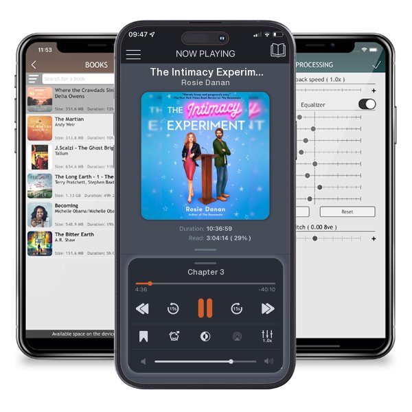 Download fo free audiobook The Intimacy Experiment by Rosie Danan and listen anywhere on your iOS devices in the ListenBook app.