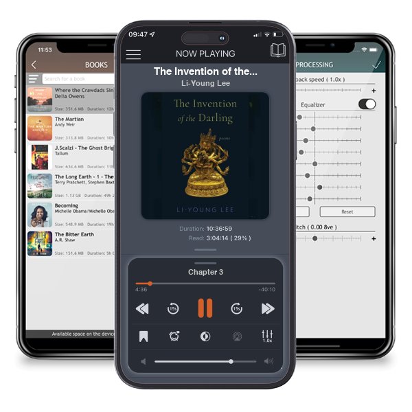 Download fo free audiobook The Invention of the Darling: Poems by Li-Young Lee and listen anywhere on your iOS devices in the ListenBook app.