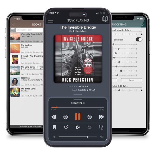 Download fo free audiobook The Invisible Bridge by Rick Perlstein and listen anywhere on your iOS devices in the ListenBook app.