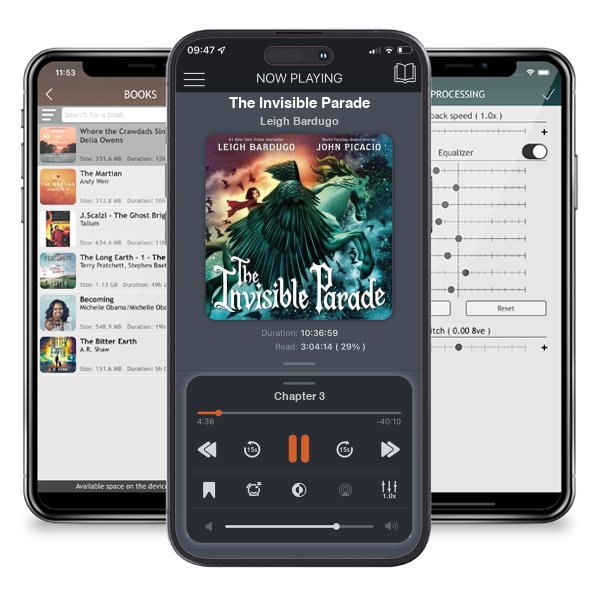 Download fo free audiobook The Invisible Parade by Leigh Bardugo and listen anywhere on your iOS devices in the ListenBook app.