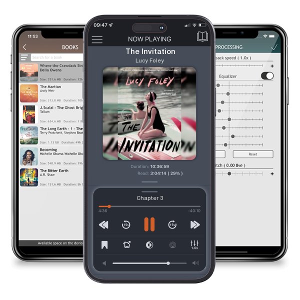 Download fo free audiobook The Invitation by Lucy Foley and listen anywhere on your iOS devices in the ListenBook app.