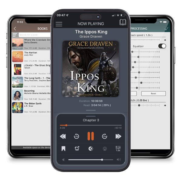 Download fo free audiobook The Ippos King by Grace Draven and listen anywhere on your iOS devices in the ListenBook app.