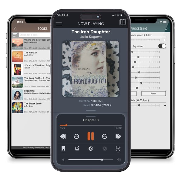 Download fo free audiobook The Iron Daughter by Julie Kagawa and listen anywhere on your iOS devices in the ListenBook app.